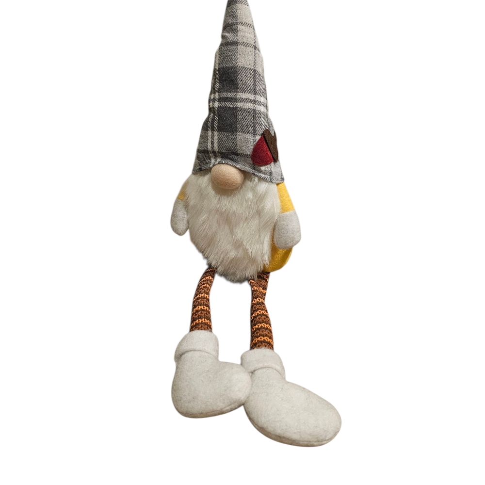 Layerings Plaid Hat Gnome Plush fall decor